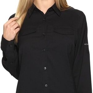 Columbia Classic Black Long Sleeve Shirt